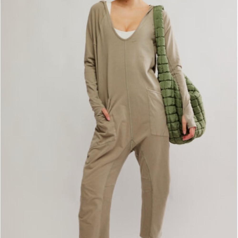 FP Movement Hot Shot Long Sleeved Hooded Romper Women's XS Free People Like new